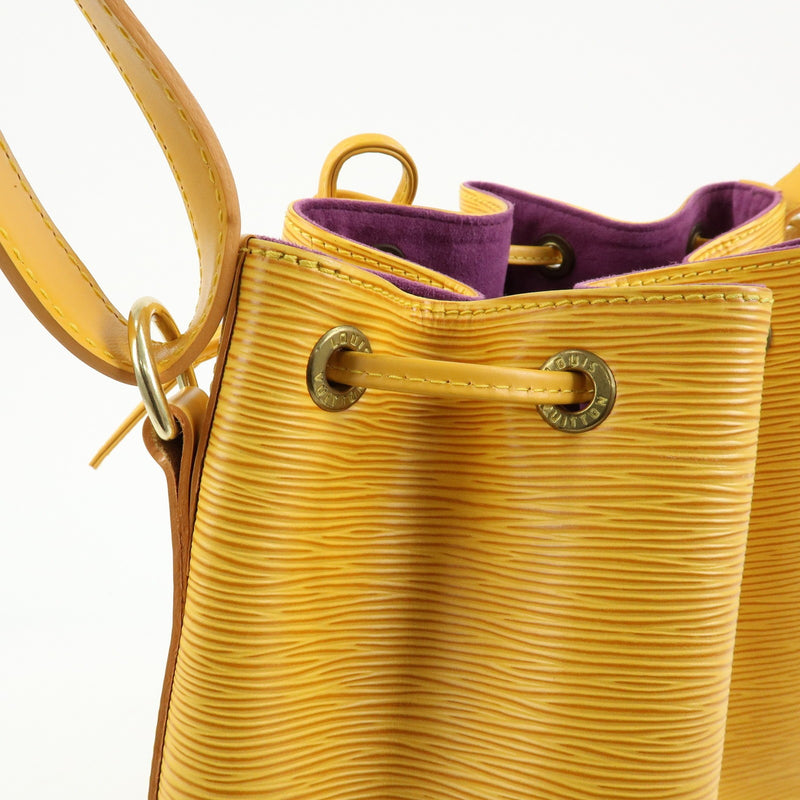 Louis Vuitton Noe Epi Leather Yellow Bag