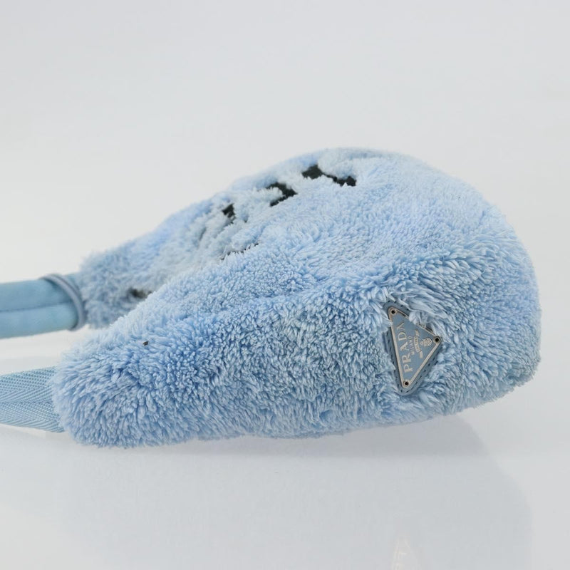 Prada Re-Edition 2000 Hobo Terry Cloth Blue