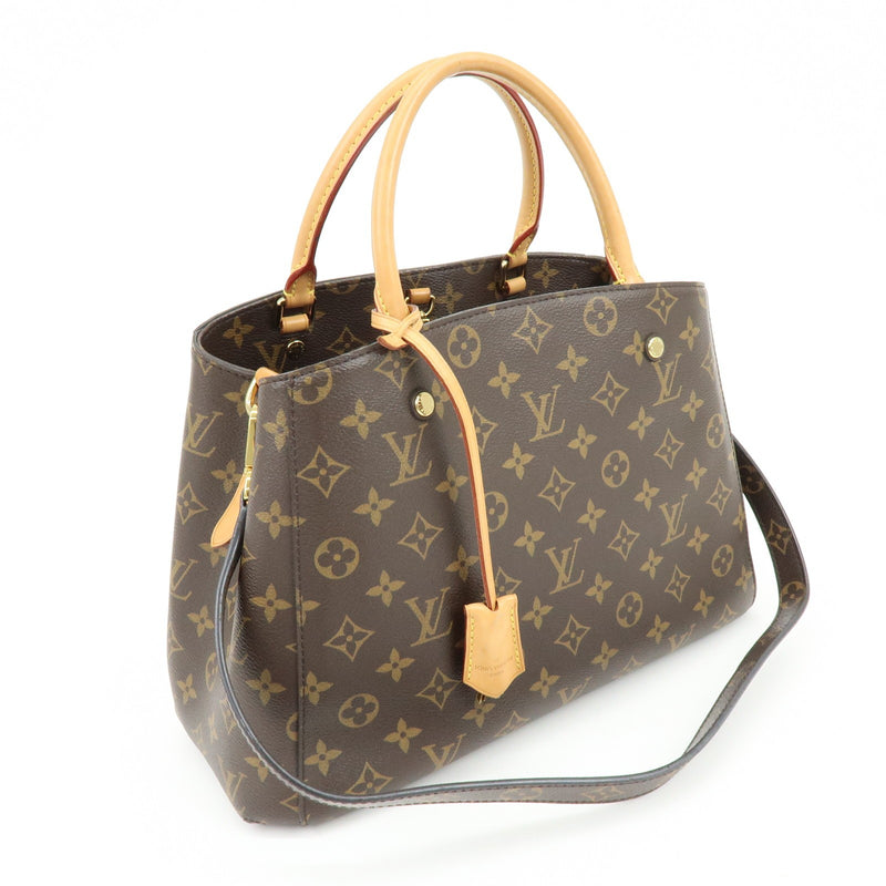 Louis Vuitton Montaigne Monogram Canvas Brown Bag