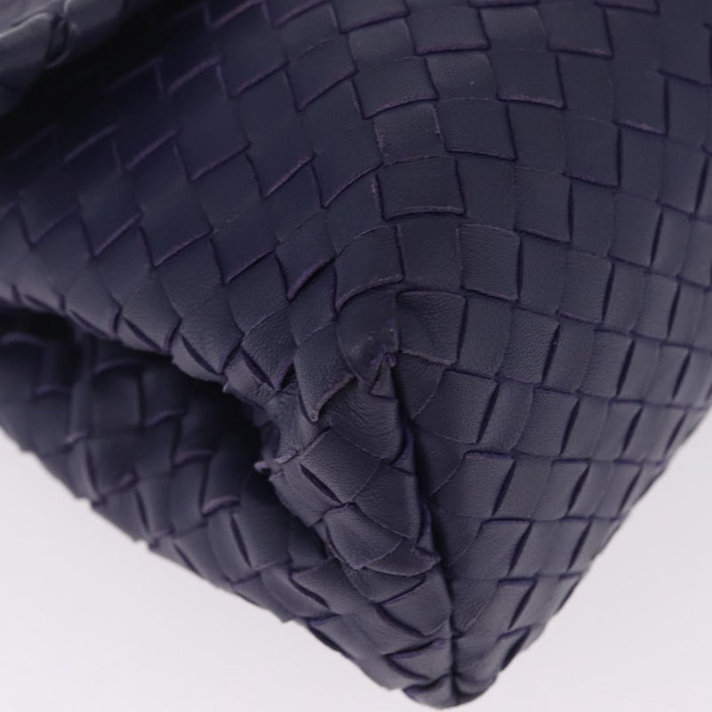 Bottega Veneta Olimpia Intrecciato Nappa Purple Leather Bag
