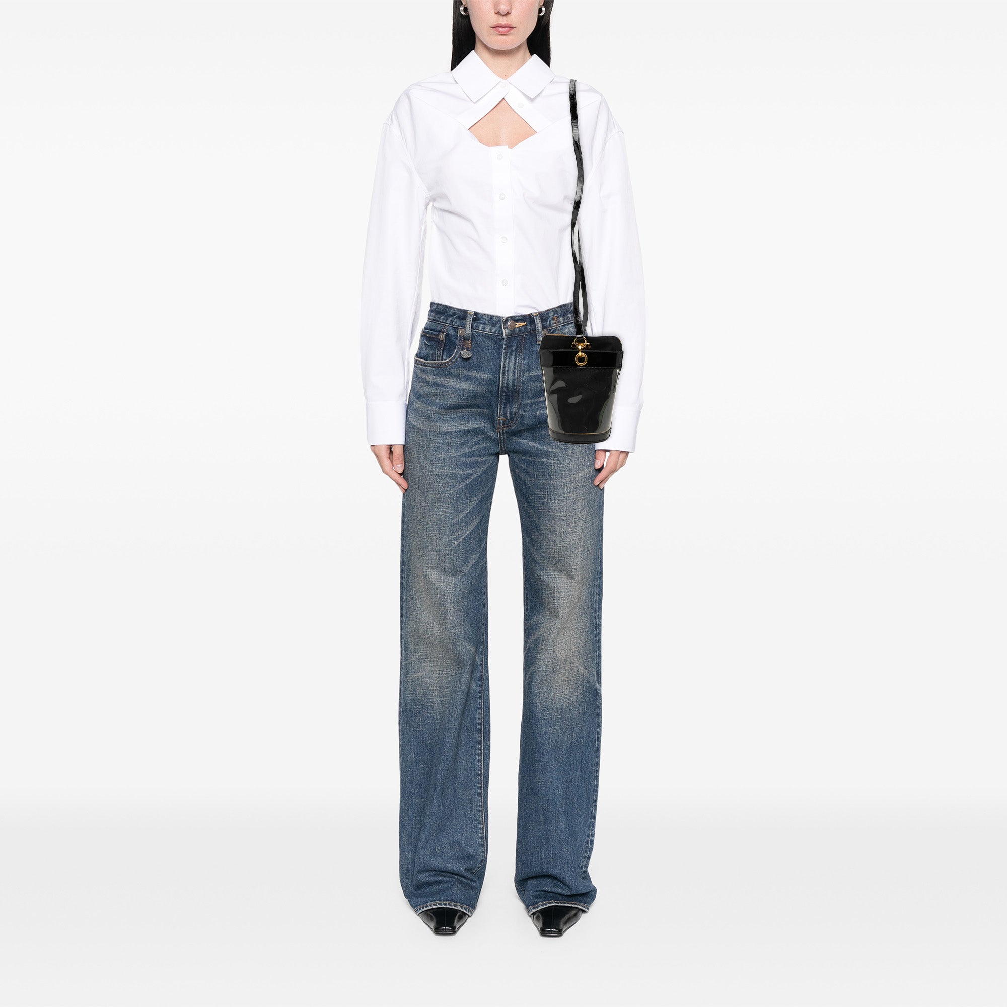 Vinyl Gancini Bucket Bag - Image 6