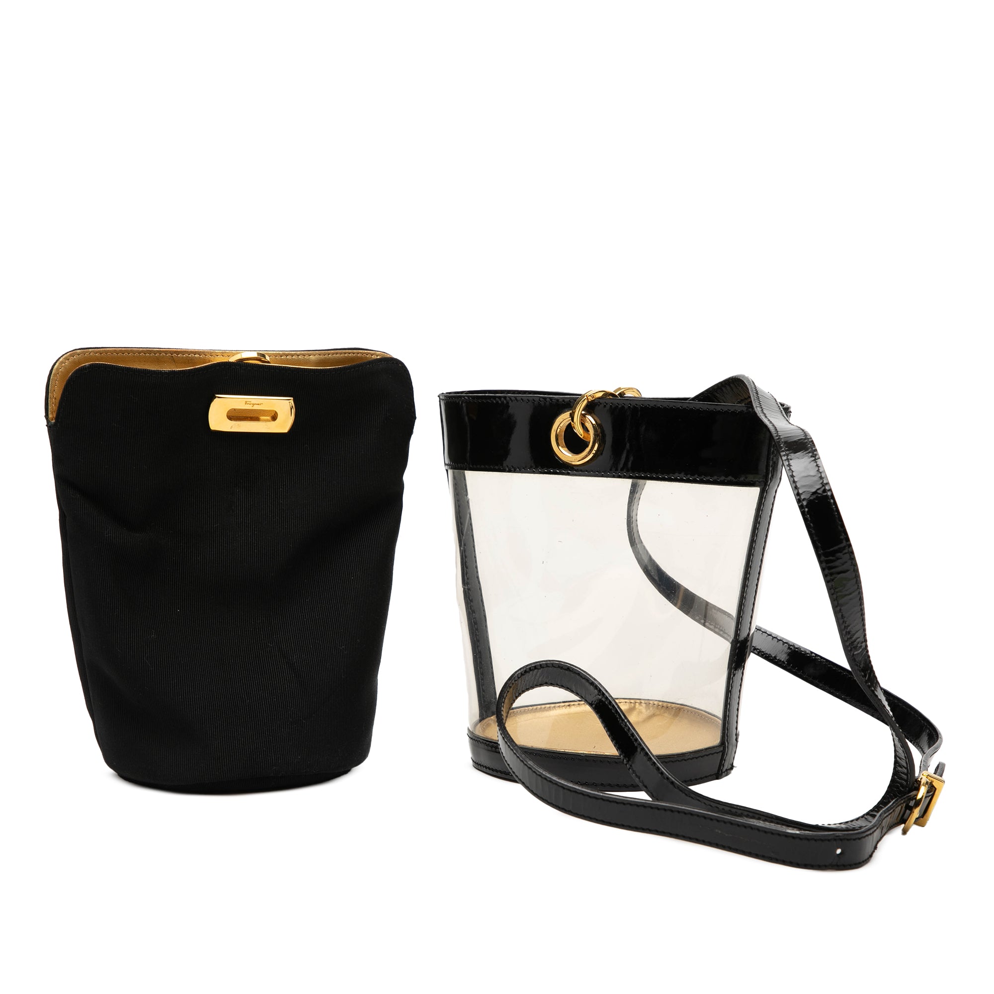 Vinyl Gancini Bucket Bag - Image 7