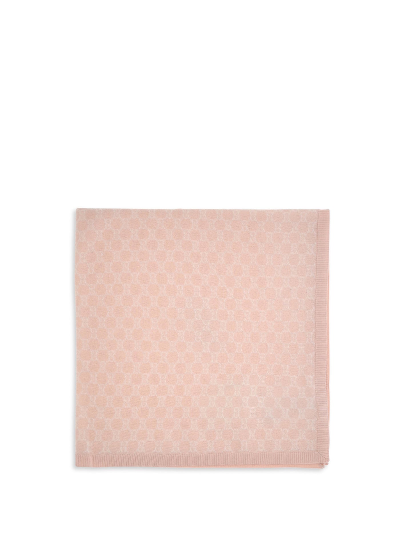 Gucci Merino Wool Gg Motif Scarf — Pink Ovis Aries Scarfs