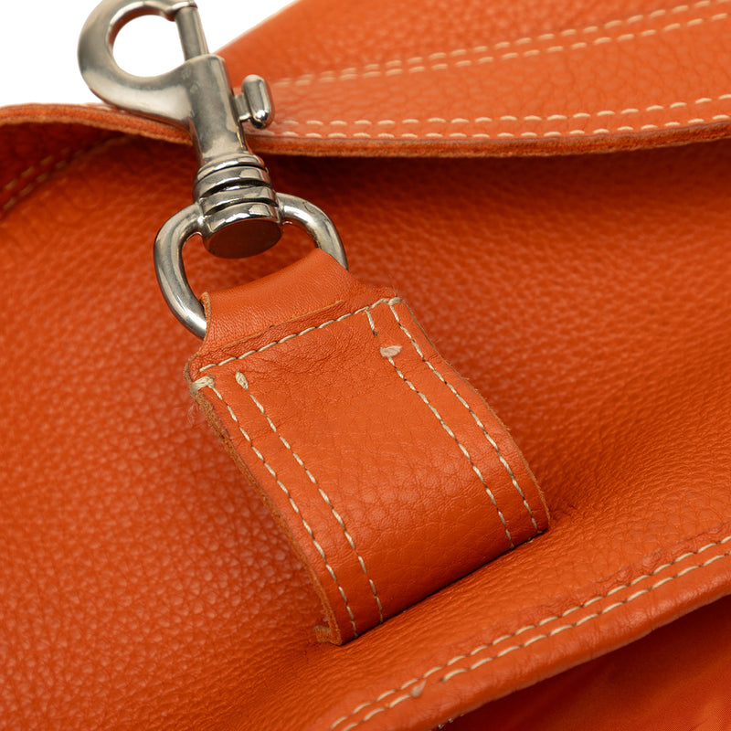 Grained Leather Shoulder Bag - Image 6