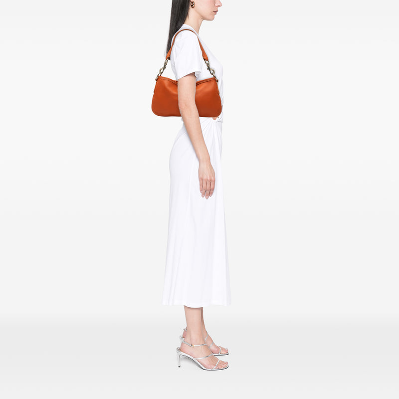 Grained Leather Shoulder Bag - Image 7