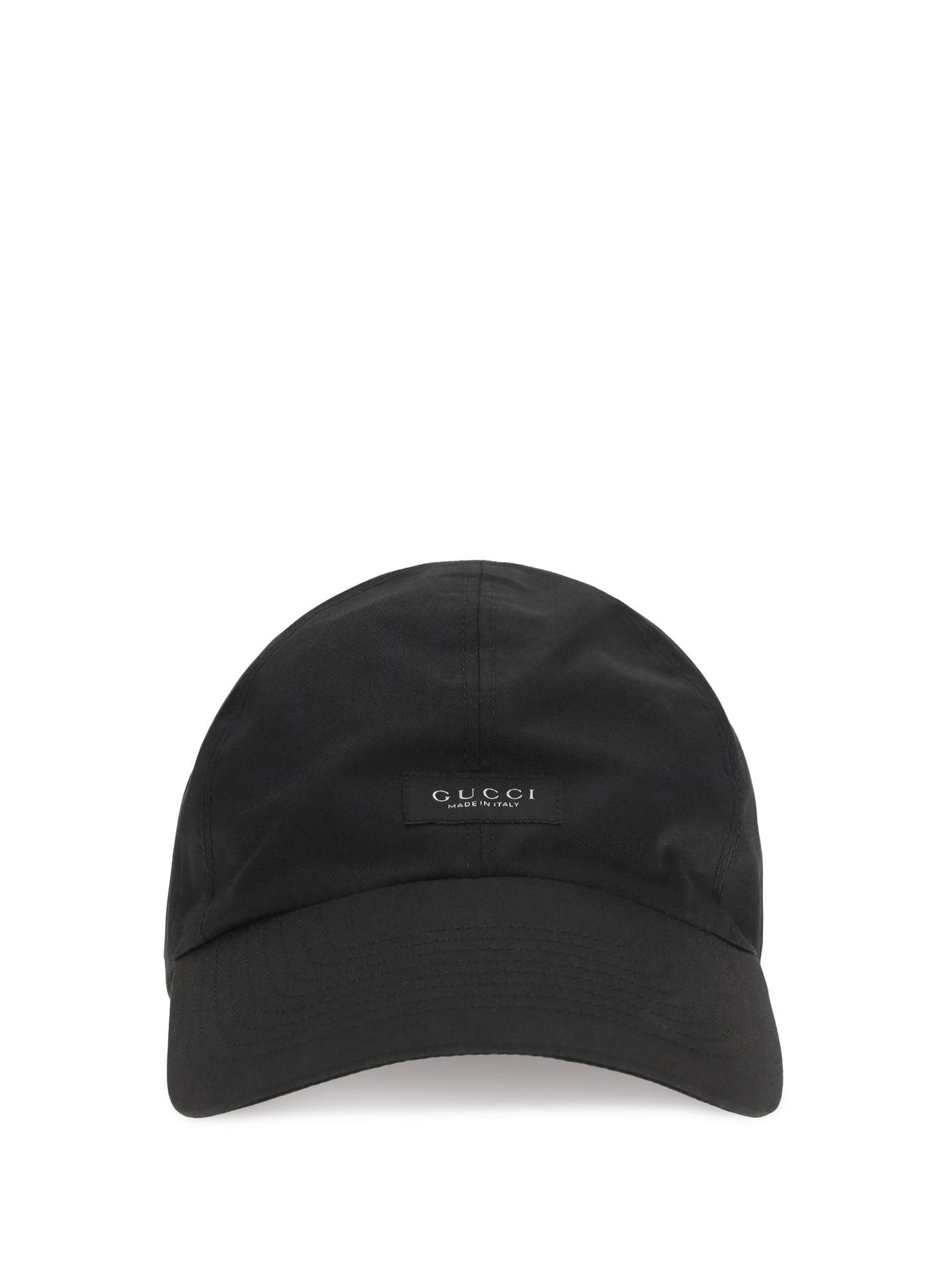 Gucci A004xj4hbkr Logo-Embroidered Baseball Cap — Black Cotton Caps
