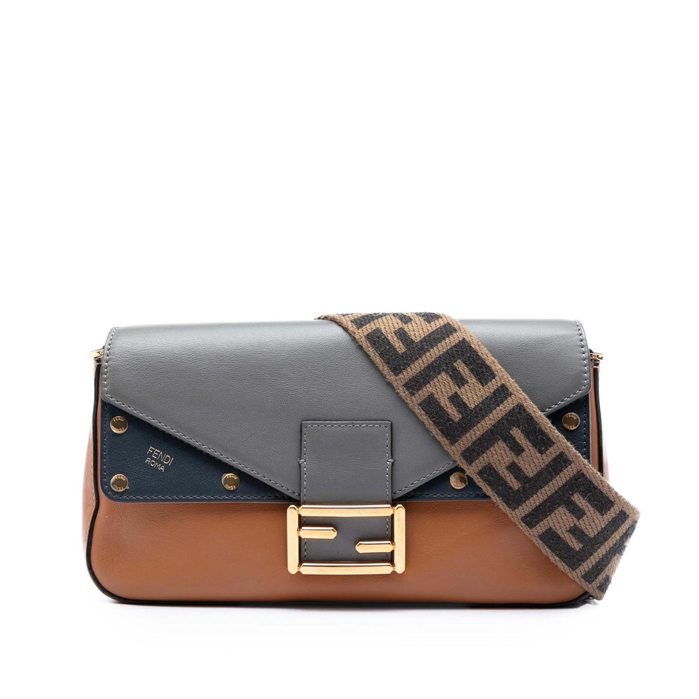 Vitello Grace FF 1974 Baguette Crossbody - Image 1