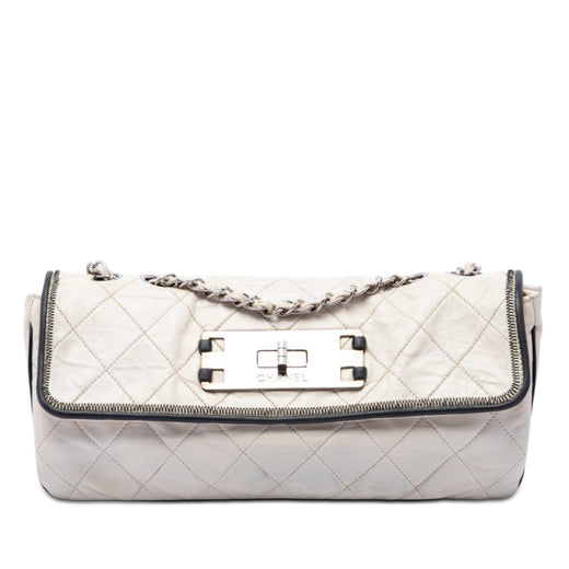 Quilted Lambskin East West Mademoiselle Flap - Image 1
