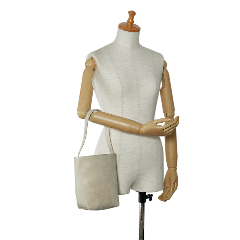 Small N/S Park Suede Tote - Image 9