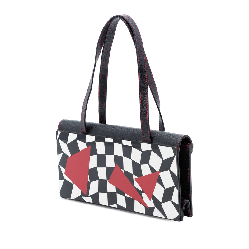 Pigskin Plexiglass Geometric Shoulder Bag - Image 2