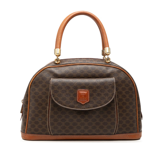Macadam Coated Canvas Dome Top Handle Bag - Image 1