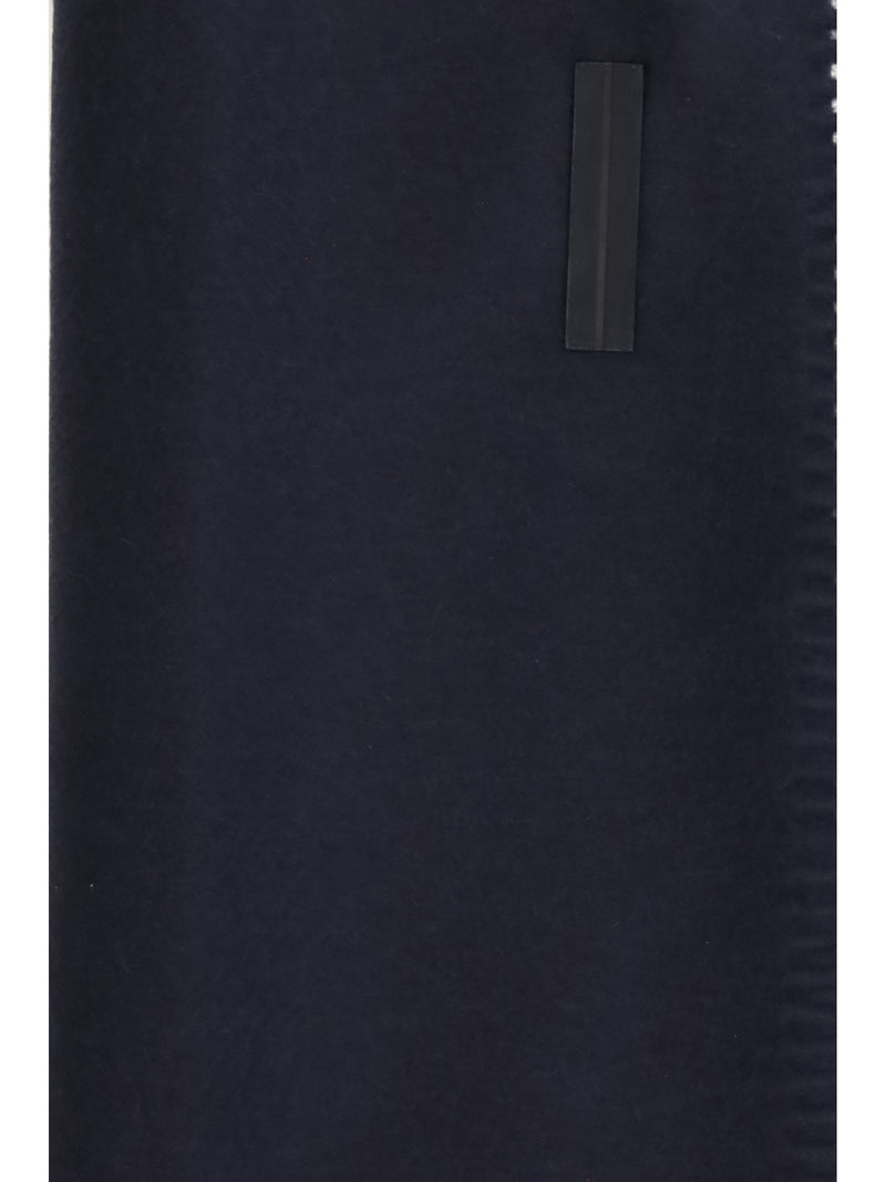 Zegna Oasi Scarf — Black Kashmir/capra Hircus Scarfs
