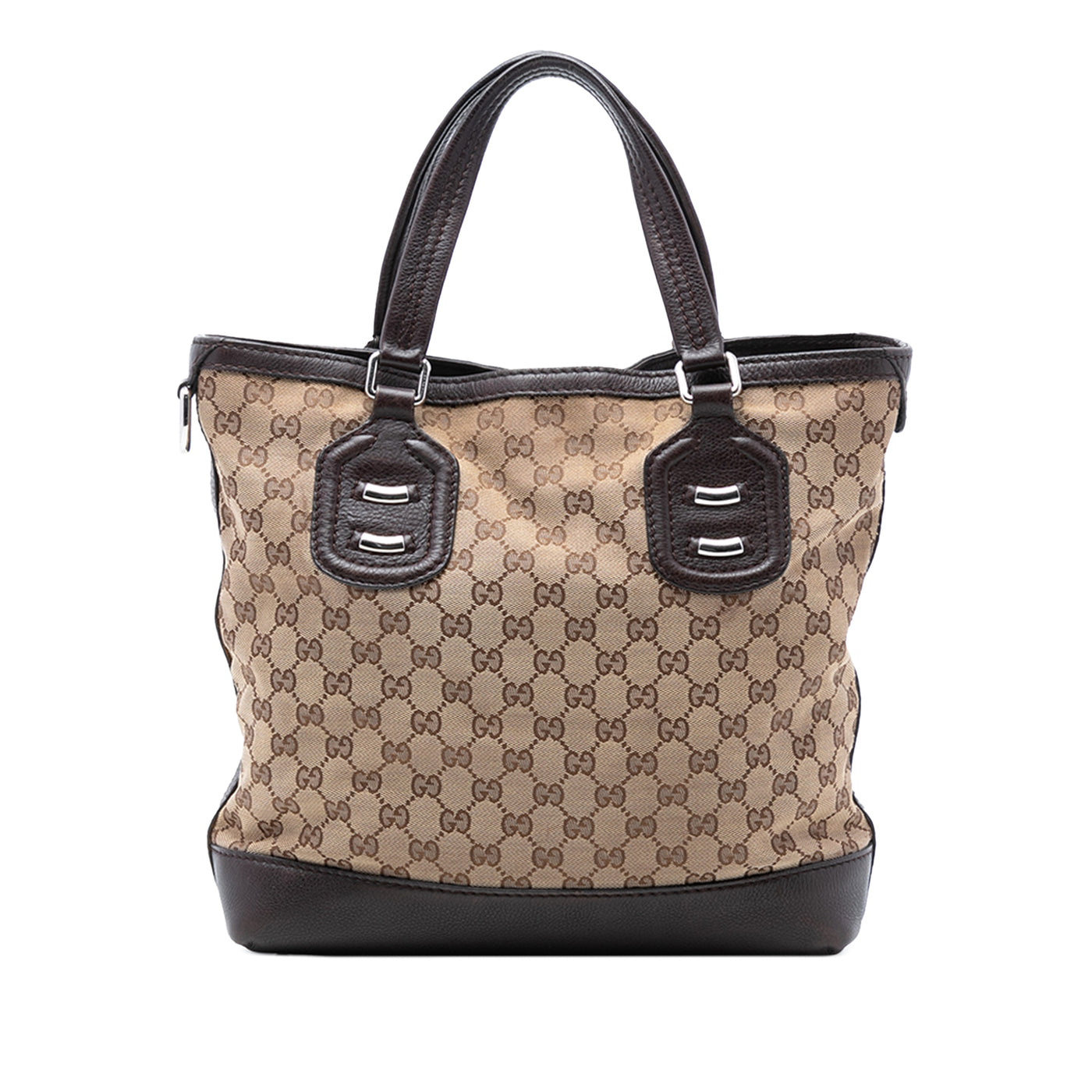 GG Canvas Techno Tag Tote - Image 1