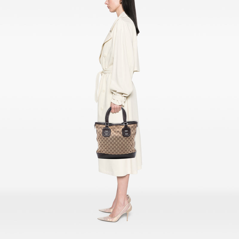 GG Canvas Techno Tag Tote - Image 7