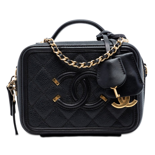Small Caviar CC Filigree Vanity Case - Image 1