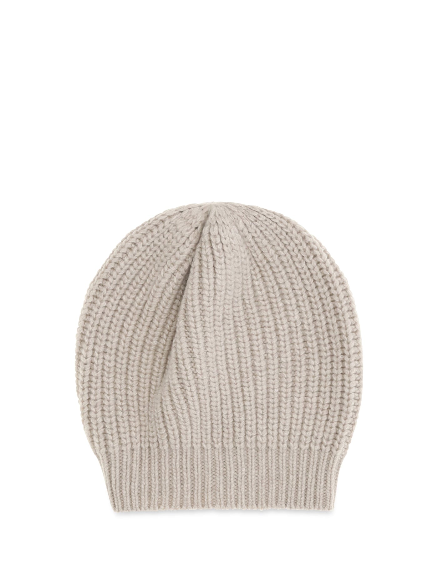 Brunello Cucinelli M32373999 Beanie — Beige Silk; Kashmir/capra Hircus Beanies