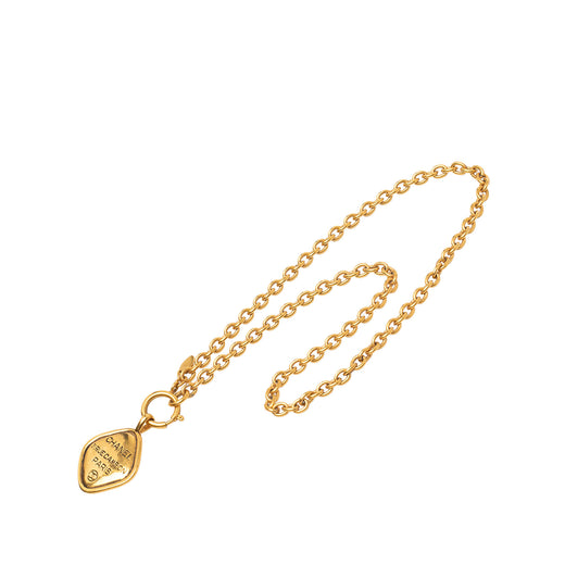 CC Gold Plated 31 Rue Cambon Pendant Necklace - Image 1