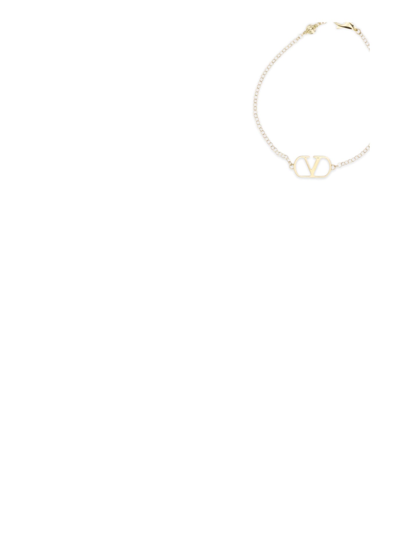 Valentino Garavani Vlogo Bracelet — Gold Metal Bracelets