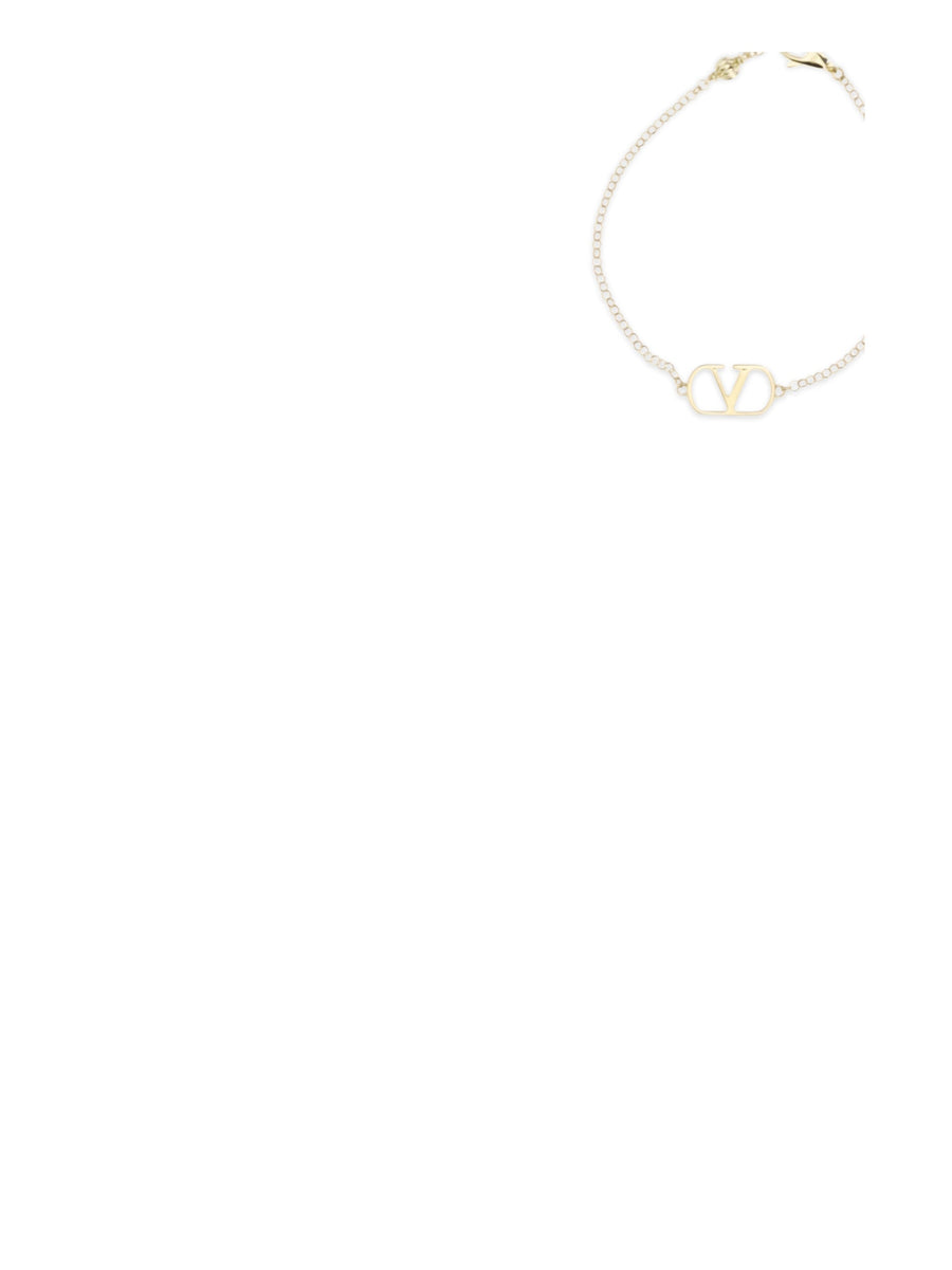 Valentino Garavani Vlogo Bracelet — Gold Metal Bracelets