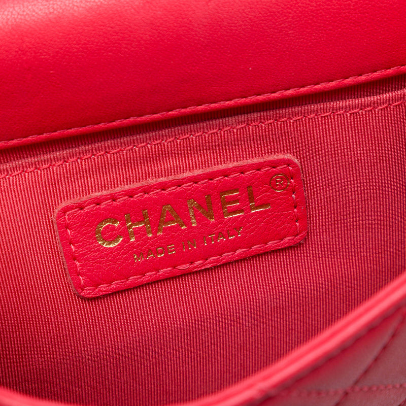 Small Quilted Lambskin Chic Pearls Flap - Image 5