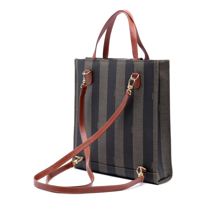 Pequin Coated Canvas FF Convertible Backpack - Image 2
