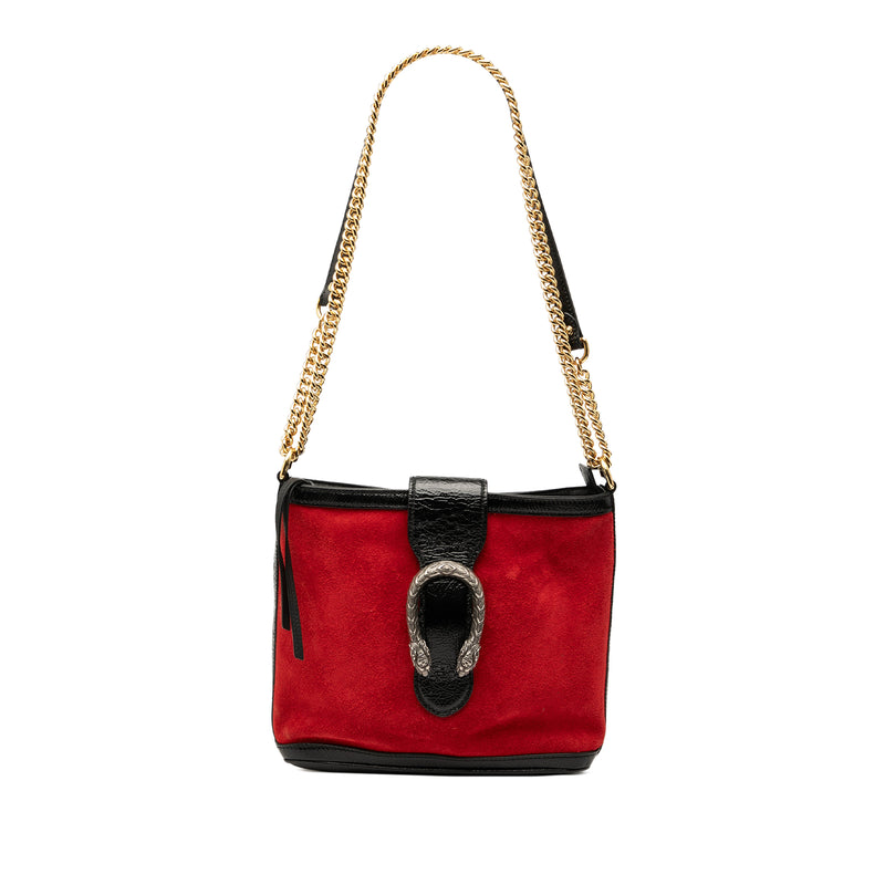 Suede Dionysus Bucket Bag