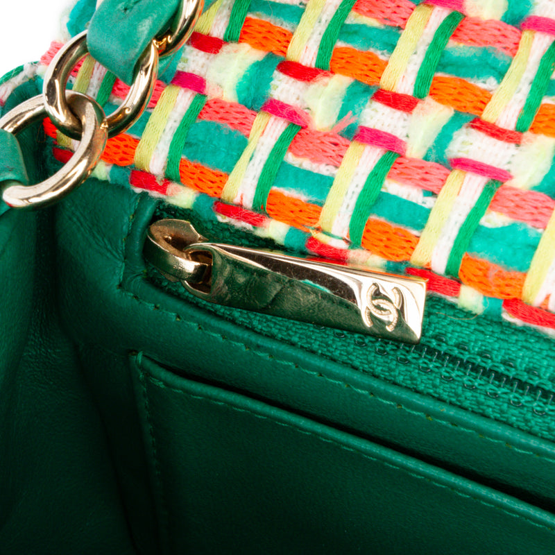 Mini Rectangular Classic Tweed Single Flap - Image 6
