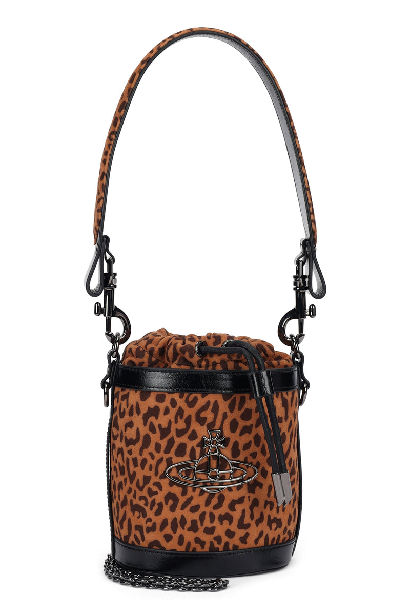 Vivienne Westwood Daisy Bucket Bag — Brown Sheep Fur