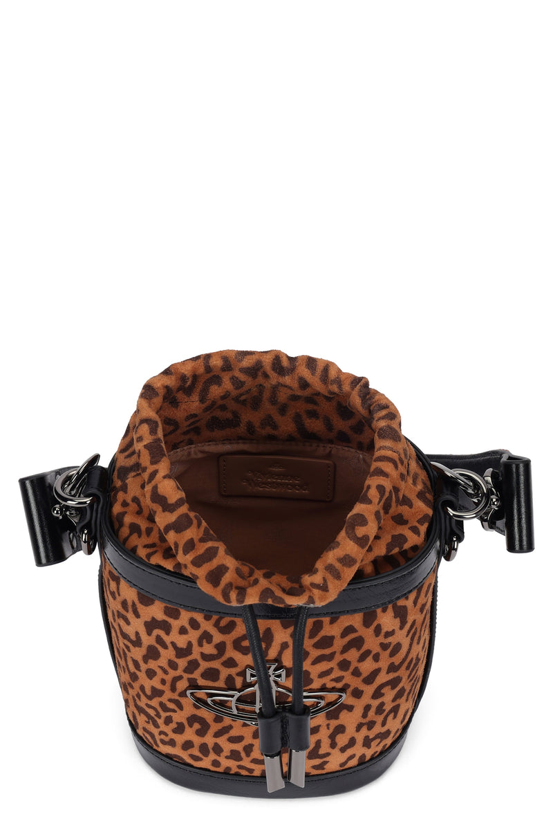 Vivienne Westwood Daisy Bucket Bag — Brown Sheep Fur