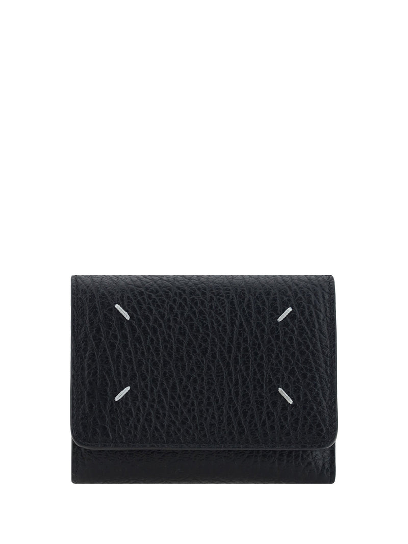 Maison Margiela Grained Calf Leather Wallet — Black