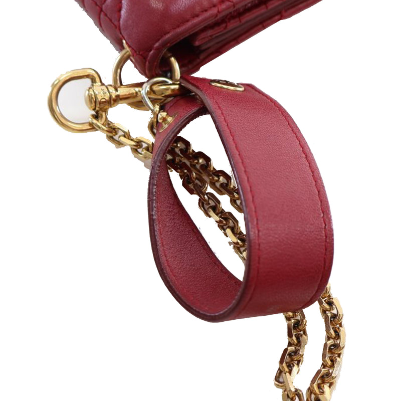 Lambskin Cannage DiorAddict Wristlet Clutch - Image 14