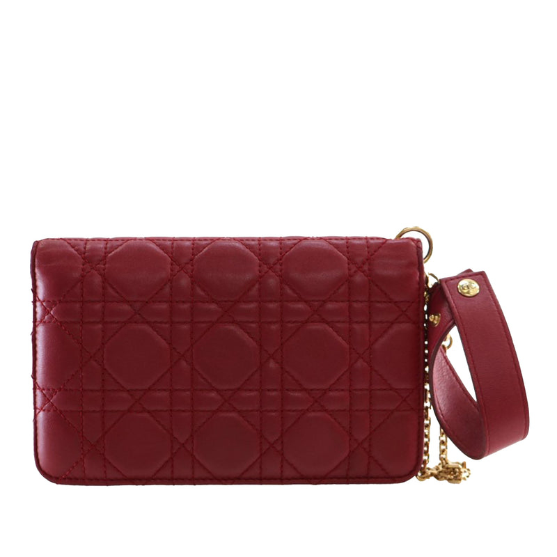 Lambskin Cannage DiorAddict Wristlet Clutch - Image 4