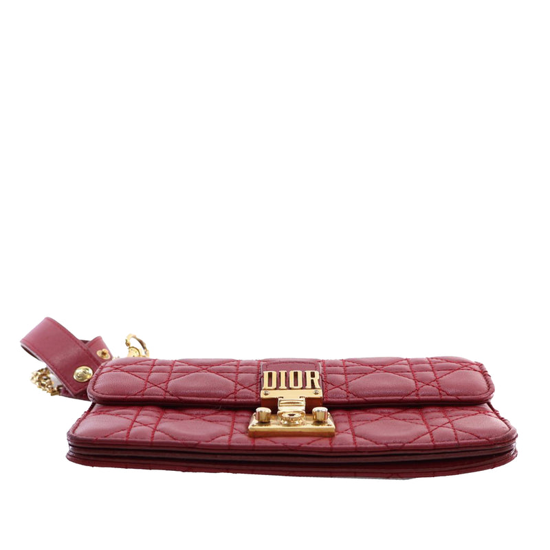 Lambskin Cannage DiorAddict Wristlet Clutch - Image 7