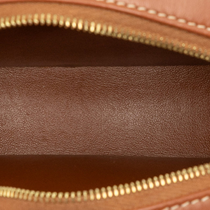 Small Calfskin Cuir Triomphe Oval Crossbody - Image 4