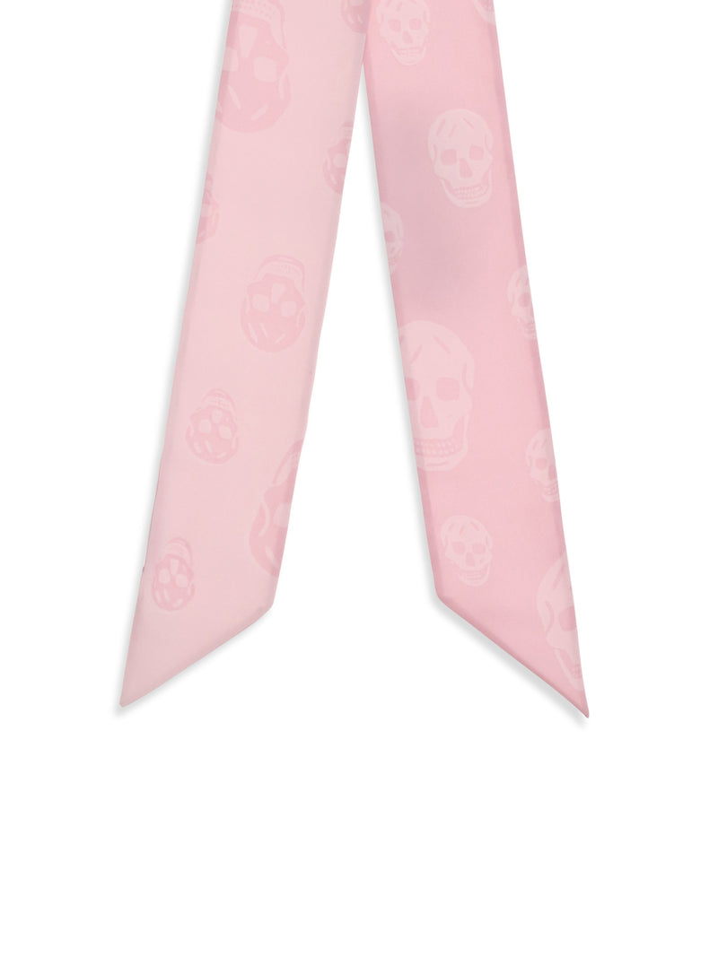 Alexander Mcqueen Scarf — Pink Silk Scarfs