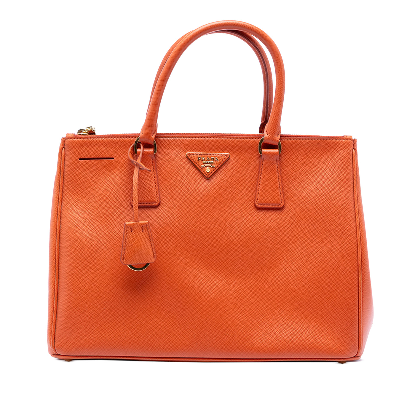 Medium Saffiano Lux Galleria Double Zip Satchel - Image 1
