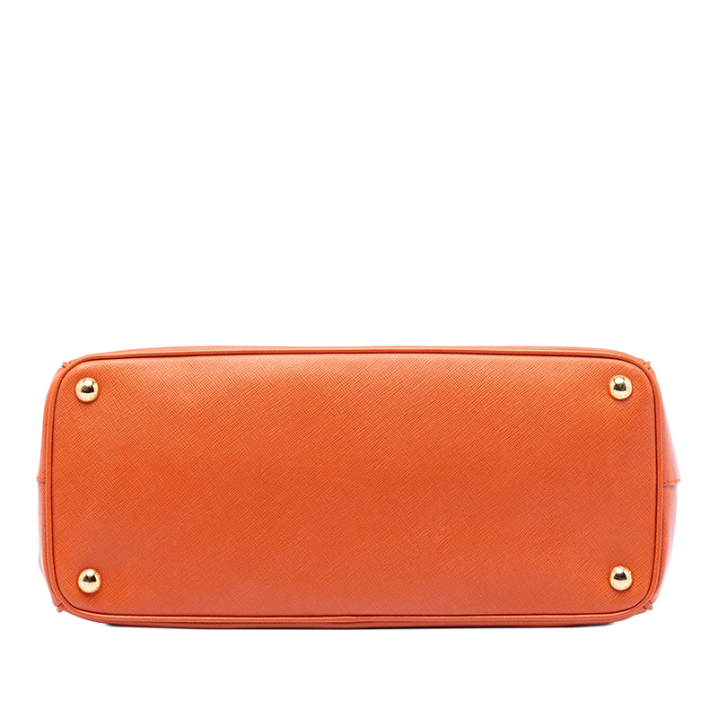 Medium Saffiano Lux Galleria Double Zip Satchel - Image 3