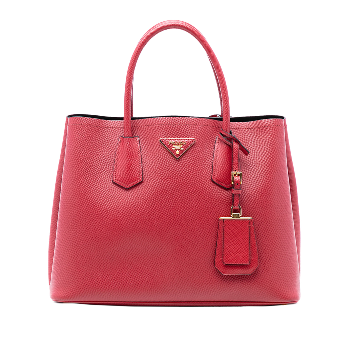 Medium Saffiano Cuir Double Satchel - Image 1
