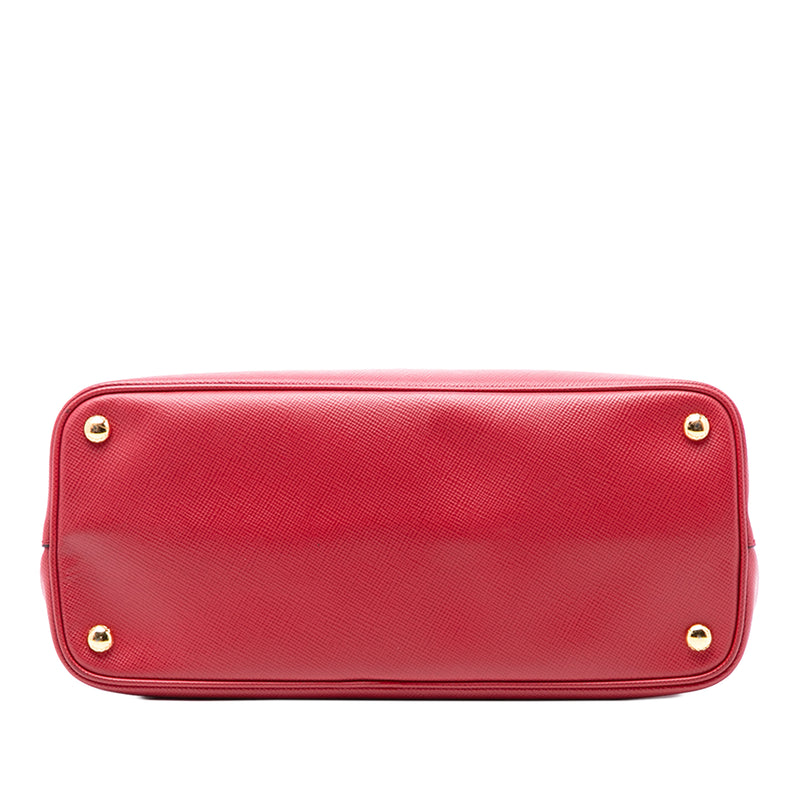 Medium Saffiano Cuir Double Satchel - Image 3