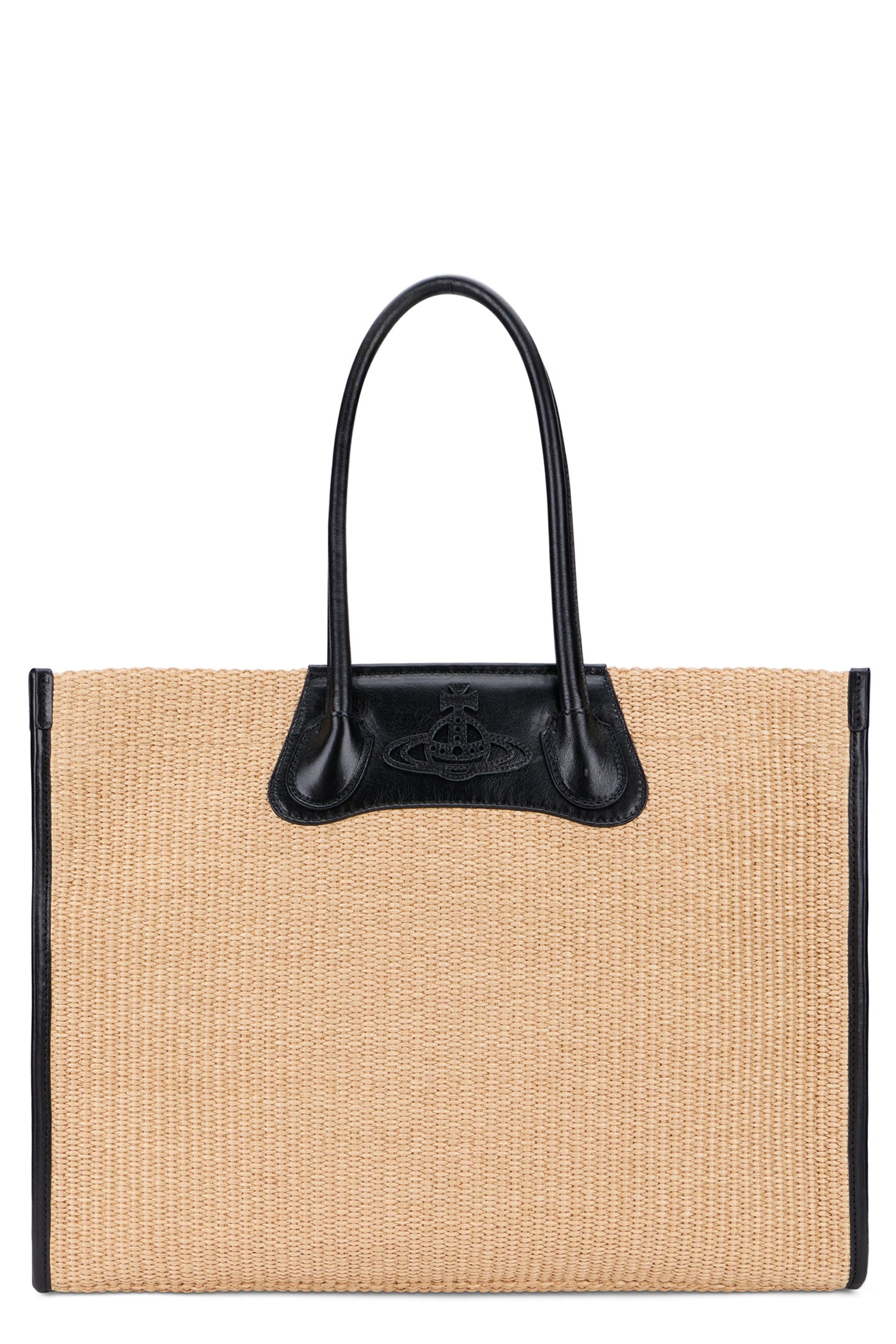 Vivienne Westwood Woven Cotton-Blend Tote Bag — Beige