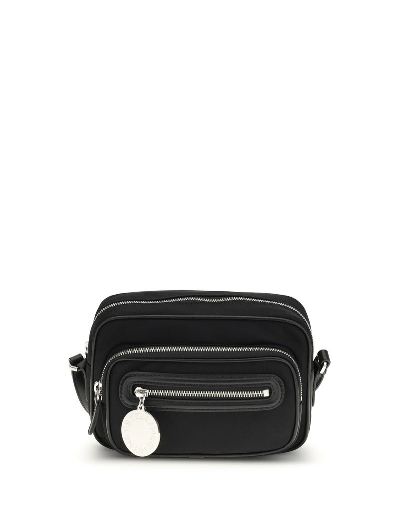 Stella Mccartney Dartmoor Shoulder Bag — Black Polyamide