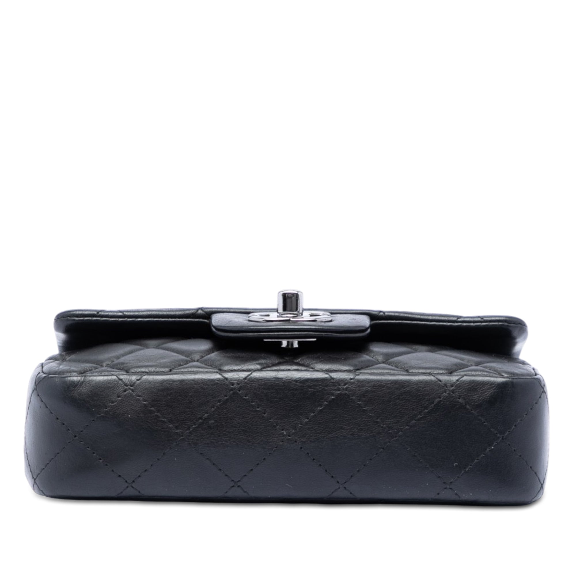 Extra Mini Rectangular Quilted Lambskin Flap - Image 3