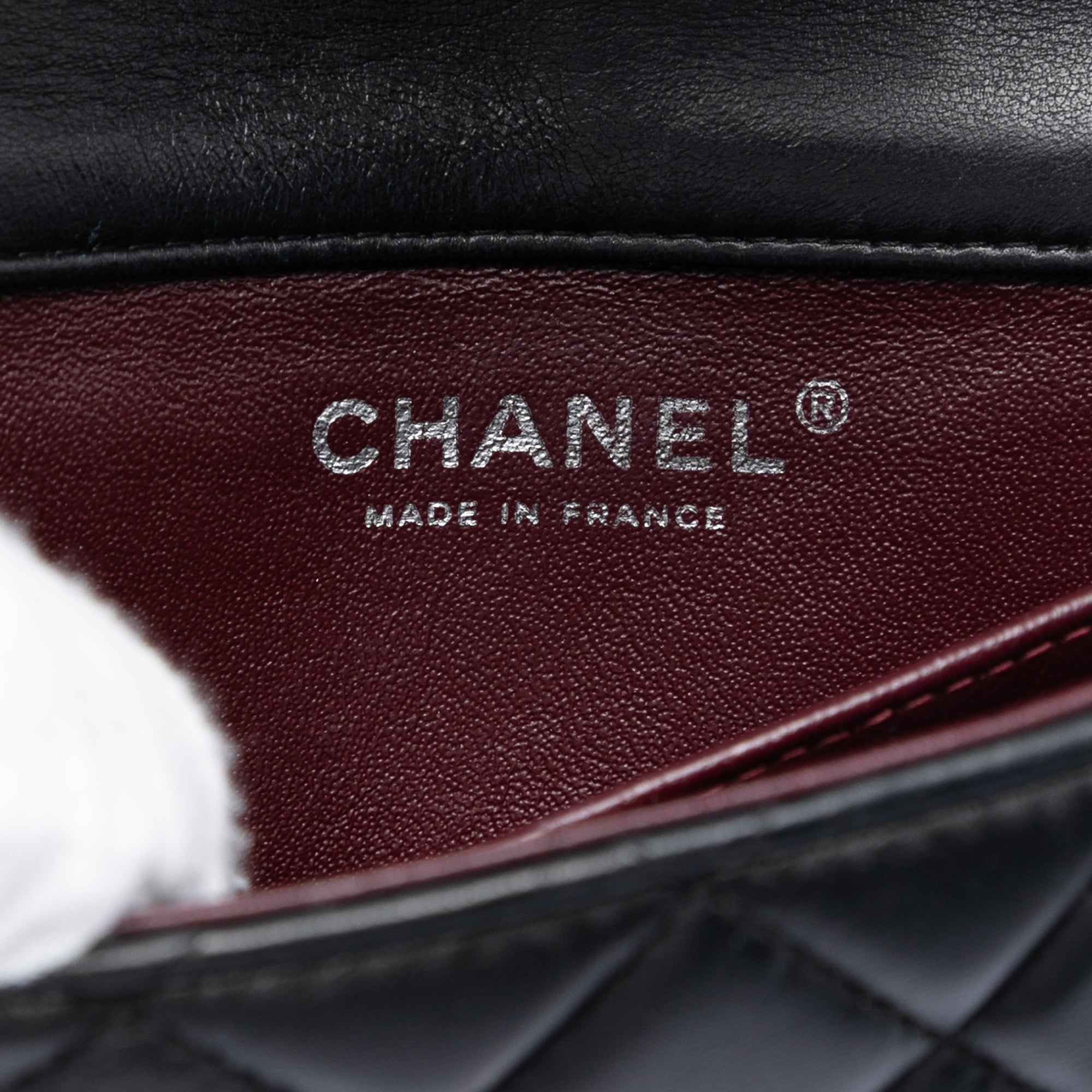 Extra Mini Rectangular Quilted Lambskin Flap - Image 5