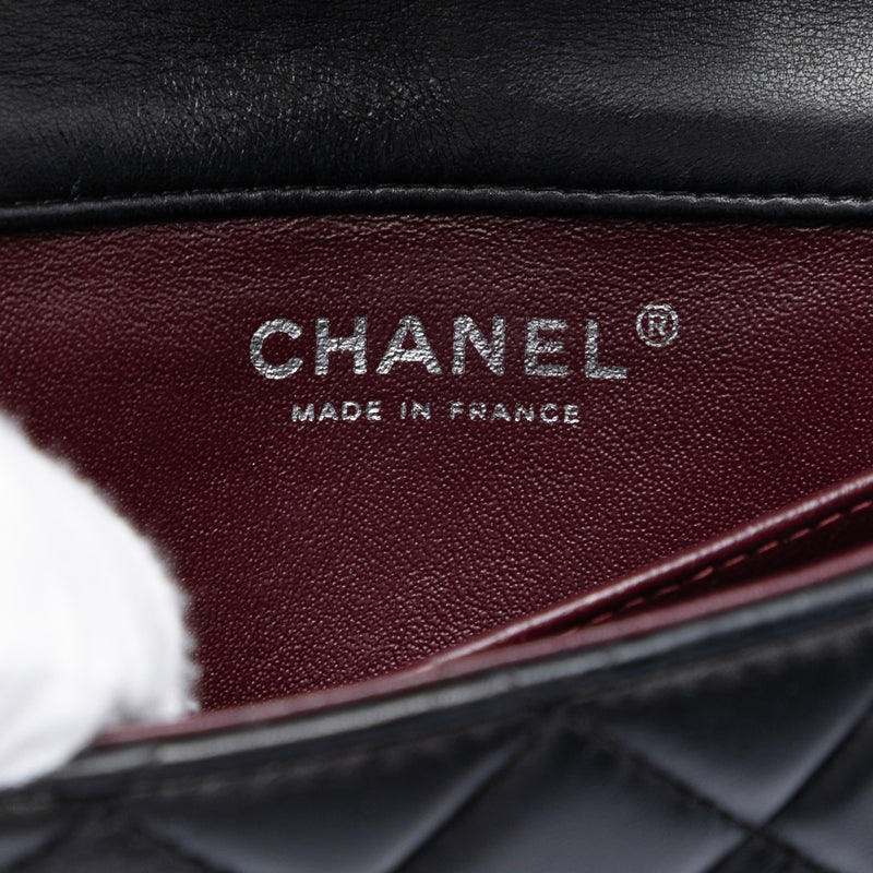 Extra Mini Rectangular Quilted Lambskin Flap - Image 5
