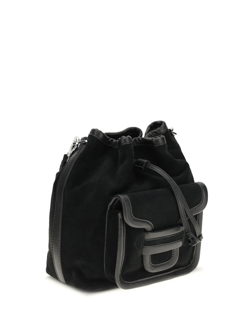 Pierre Hardy Alpha Bucket Bag — Black Calf Leather Bos Taurus