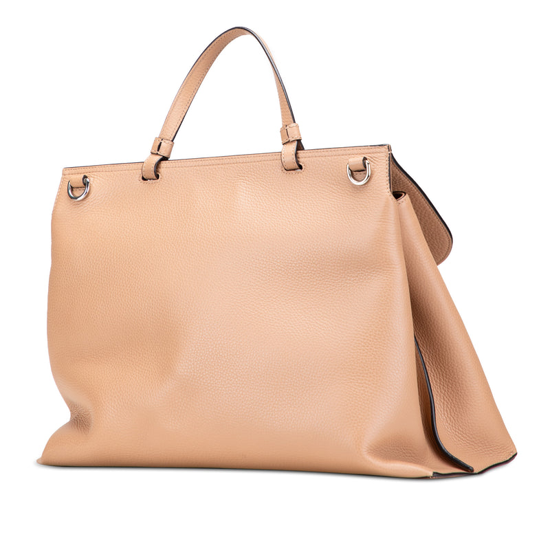 Large Calfskin Bamboo Daily Satchel - Image 2