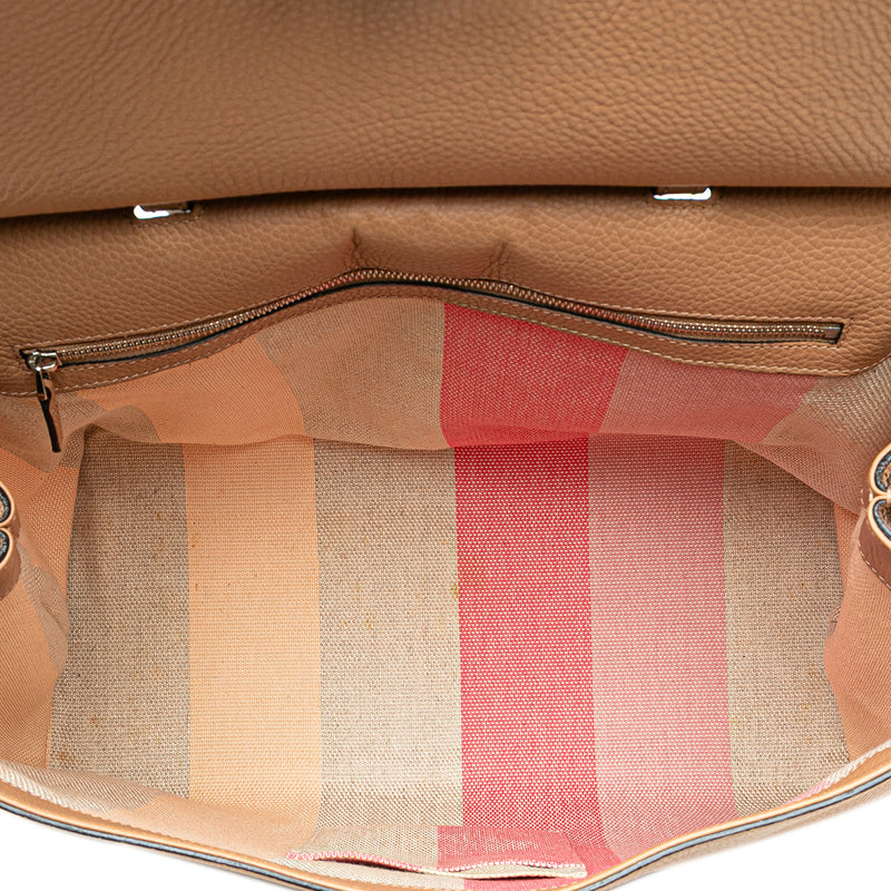 Large Calfskin Bamboo Daily Satchel - Image 4
