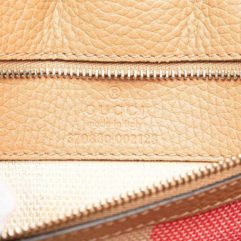 Large Calfskin Bamboo Daily Satchel - Image 6