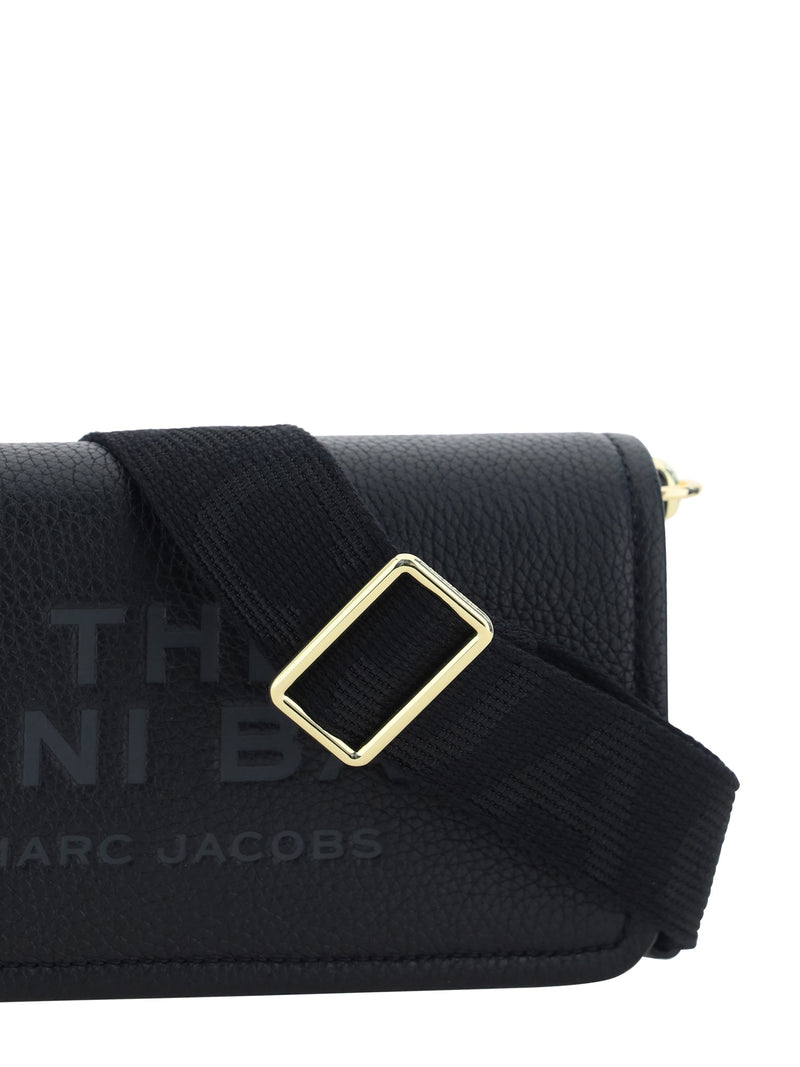 Marc Jacobs Press-Stamped Logo Mini Bag — Black Calf Leather Bos Taurus