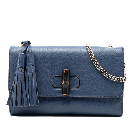 Medium Leather Miss Bamboo Crossbody - Image 1